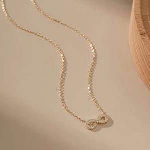 925 Sterling SilverInfinity Symbol Pendant Necklace